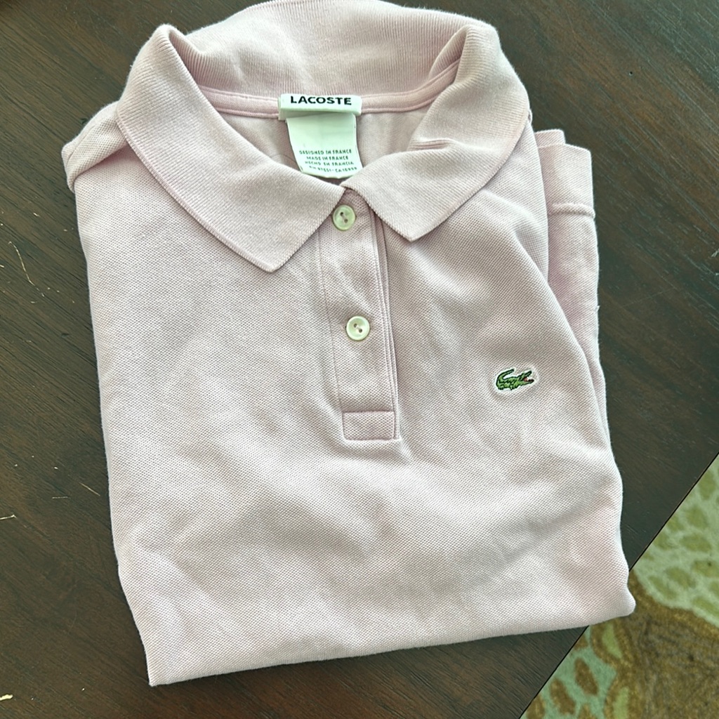 Lacoste Pink Polo Shirt Lacoste Pink Polo Shirt
